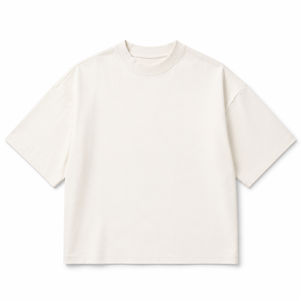 Ivory Boxy T-Shirt
