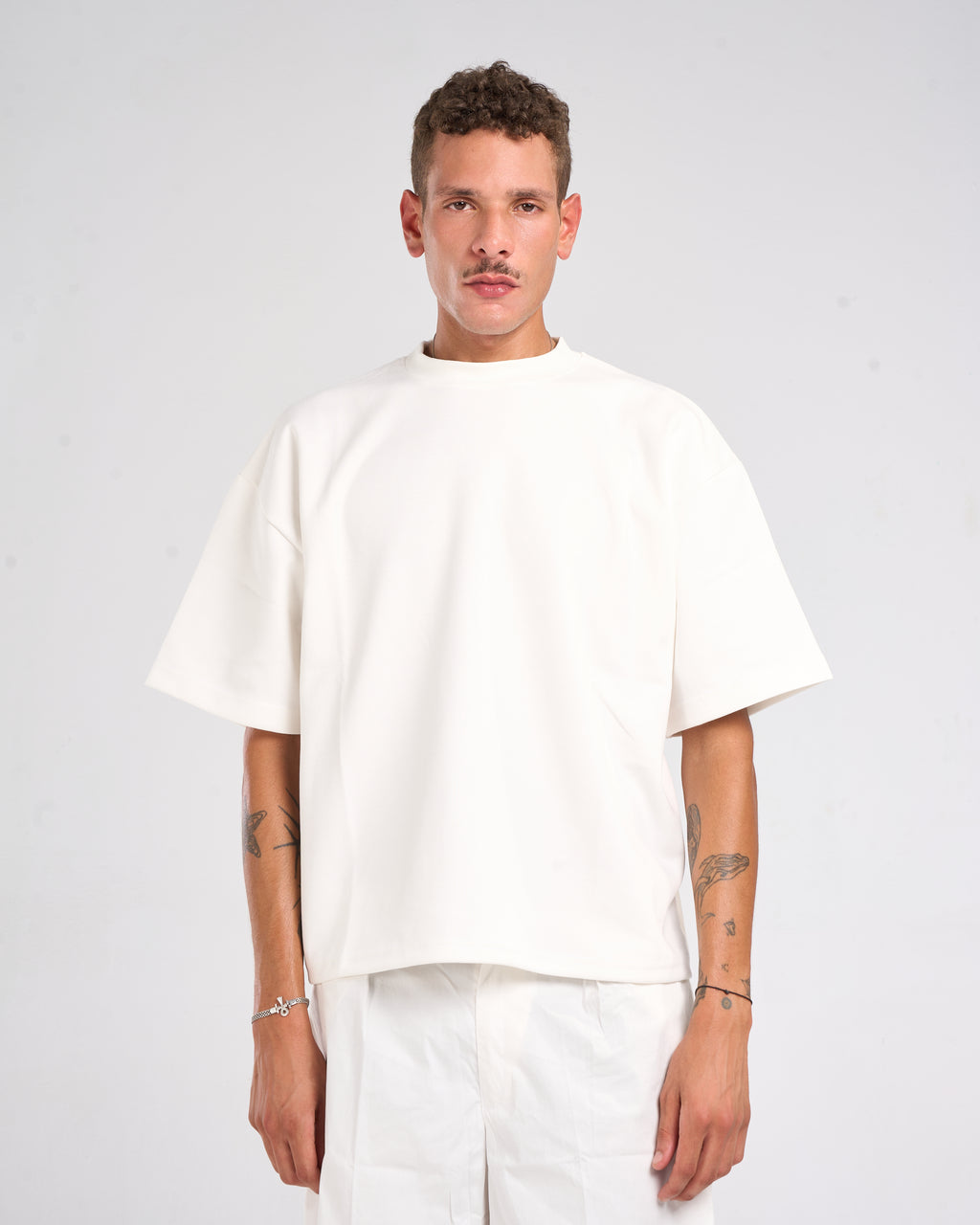 Ivory Boxy T-Shirt