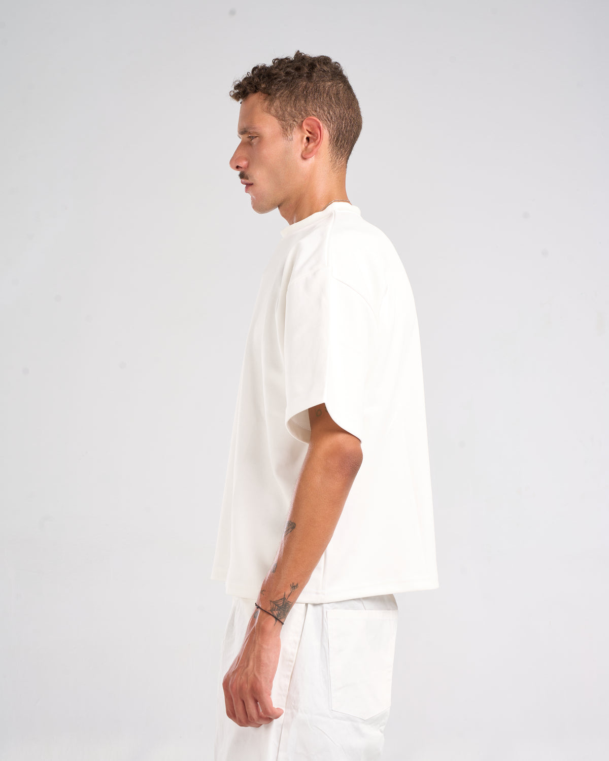 Ivory Boxy T-Shirt